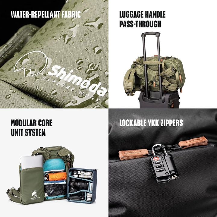 Shimoda Explore V2 25 Fotorucksack, wasserabweisend, für DSLR, spiegellose Kameras, Batterien und Ob