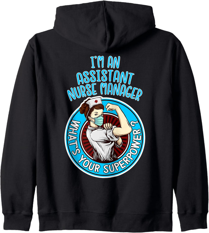Assistentin Krankenschwester Manager Shirt für Frauen Kapuzenjacke