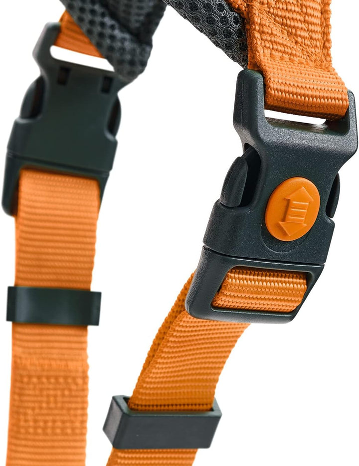 HUNTER Hundegeschirr LONDON COMFORT, atmungsaktives 3D-Mesh, 2-fach verstellbar, Sicherheitsverschlu