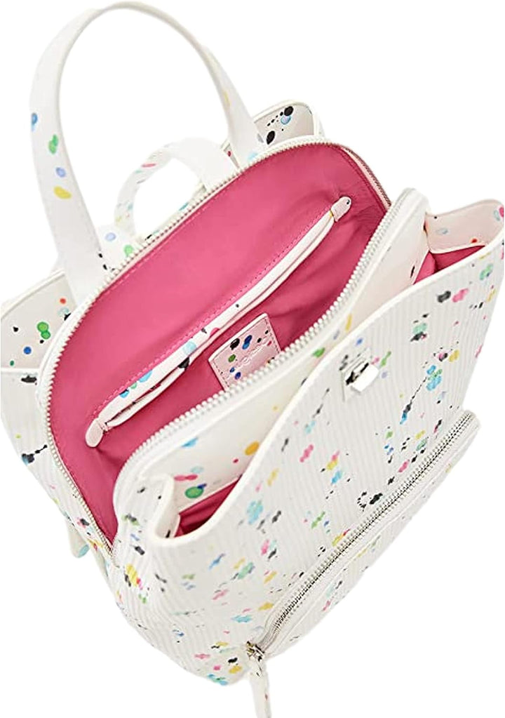 Desigual Damen Back_neon Art_sumy BACK NEON ART SUMY MINI 1001 RAW, Weiss, Einheitsgrösse EU