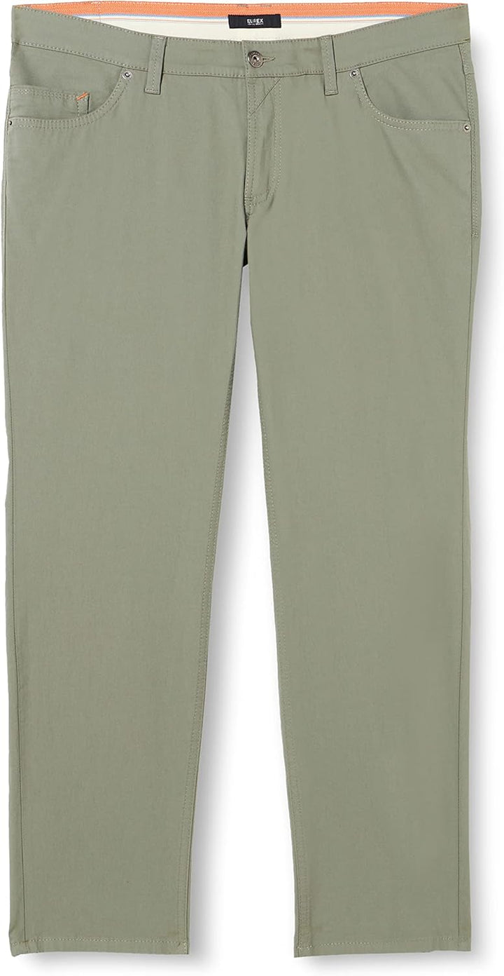 EUREX by Brax Herren Luke Cotton Light Series Jeans 33W / 30L Grün, 33W / 30L Gr&#xFC;n