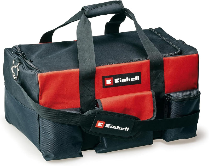 Einhell Tasche Bag 56/29 (für Werkzeuge & Zubehör, langlebig mit verstärktem Boden, Tragegurt, Trage