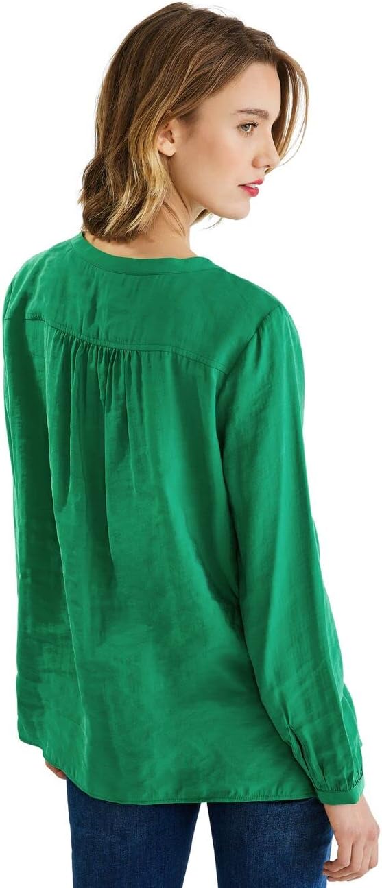 STREET ONE Damen Blusenshirt 46 Brisk Green, 46 Brisk Green