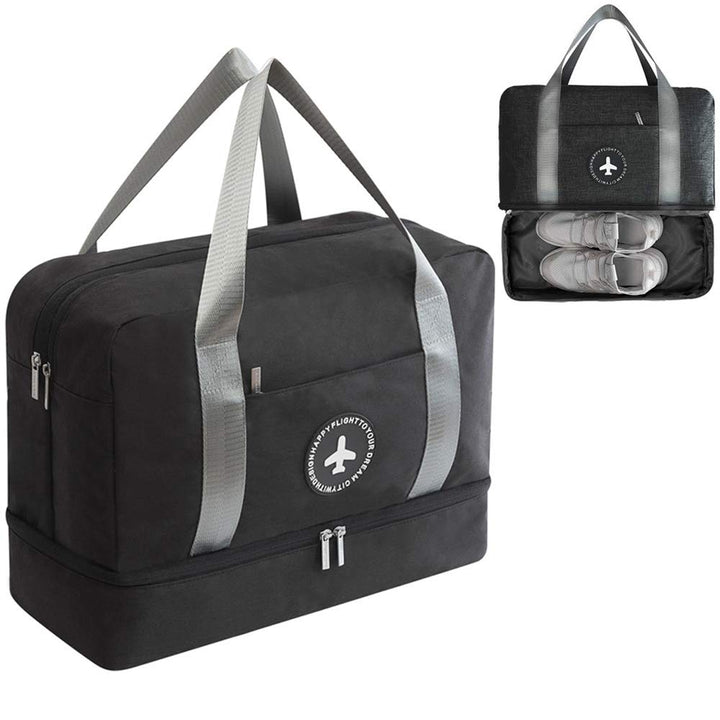 Kaxich Sporttasche Trocken Nass Trennung Schwimmtasche Wasserdicht Reisetasche Badetasche Waschtasch