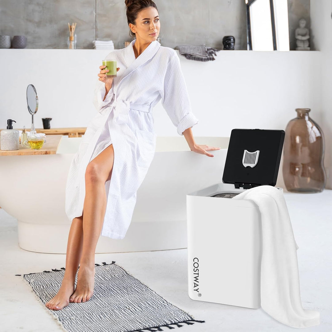 COSTWAY 23L Handtuchwärmer, Towel Warmer mit 6-stufigem Timer & LED Anzeige, Temperatur bis zu 125 °
