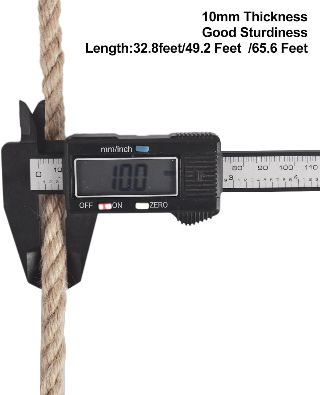 LZ.MZXU Juteschnur, Juteseil 10mm 20M Kordel Natur Hanfseil für Garten Schnur Paketschnur Pflanzen K