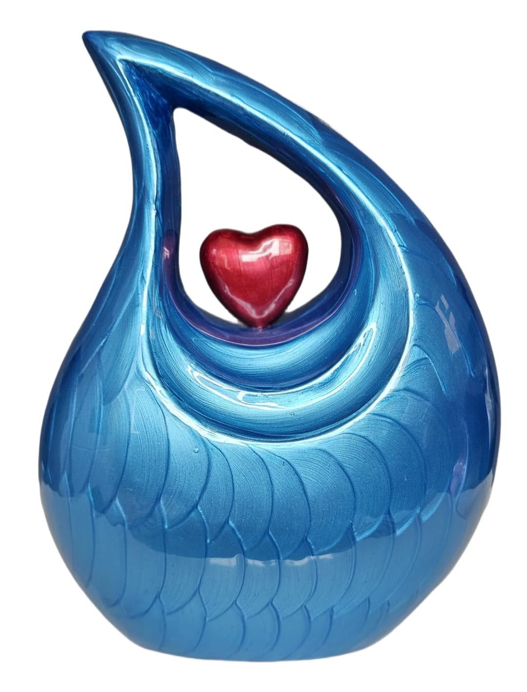 Royal Rapture Urn for Ashes Cremation Memorial Funeral Teardrop Jar Love Urns Decorative Human Adult