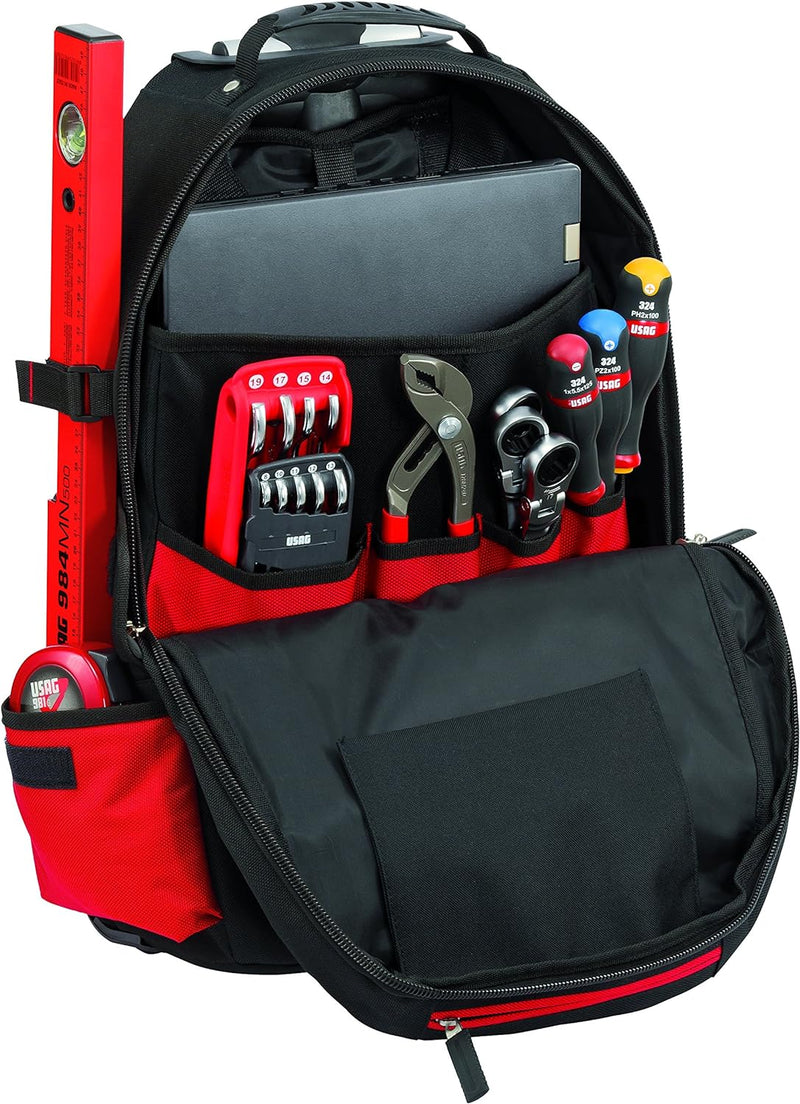 USAG U00070006 - 007 TV Professionelle Rolltasche (leer) Rucksack-Trolley, Rucksack-Trolley