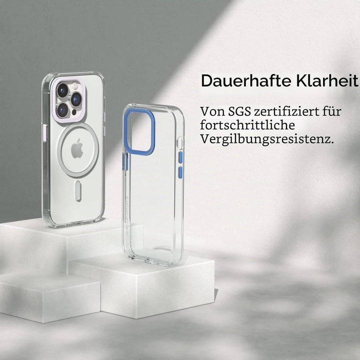 RhinoShield Crystal Clear Case kompatibel mit [iPhone 14 Pro] | Fortschrittliche Vergilbungsresisten