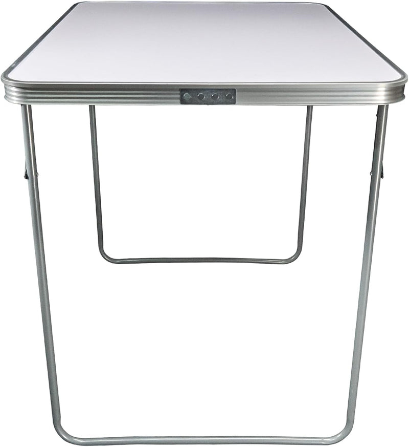 Grafner XL Aluminium Camping Tisch klappbar, stabil und tragbar, 80 x 60 x 70 cm, mit Griff, belastb