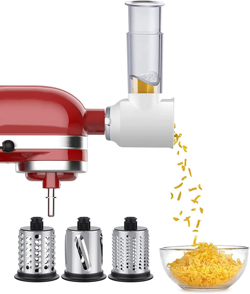Gemüseschneider für kitchen aid Küchenmaschine, Slicer Shredder Aufsatz für kitchenaid Zubehör,Gemüs