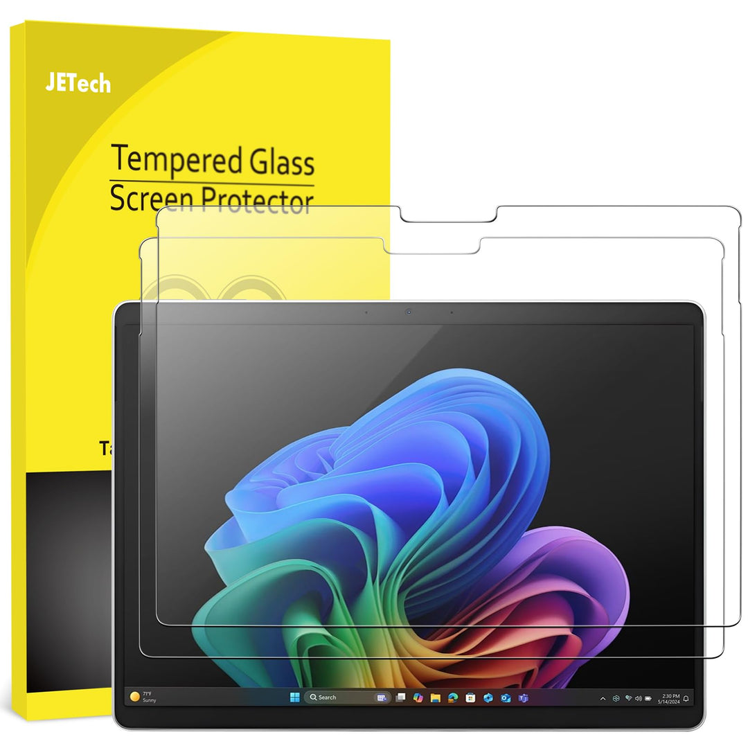 JETech Schutzfolie für Surface Pro 11/10 (2024)/Pro 9 (2022) 13 Zoll, 9H Panzer Schutz Glas Folie Di