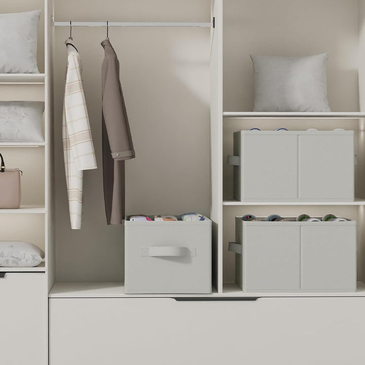 2 Stück Schuhorganizer für Closet, Grosse Schuhaufbewahrung Platzsparend Passt 12-24 Paare, Faltbare