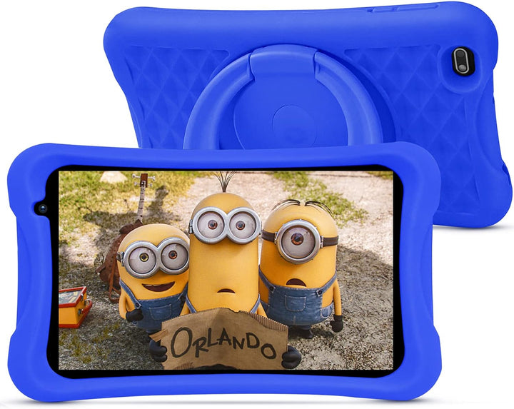 PRITOM Android 10, 8 Zoll Kinder-Tablet, Kindersicherung, Kinder-App, Quad-Core-Prozessor, 2 GB RAM,