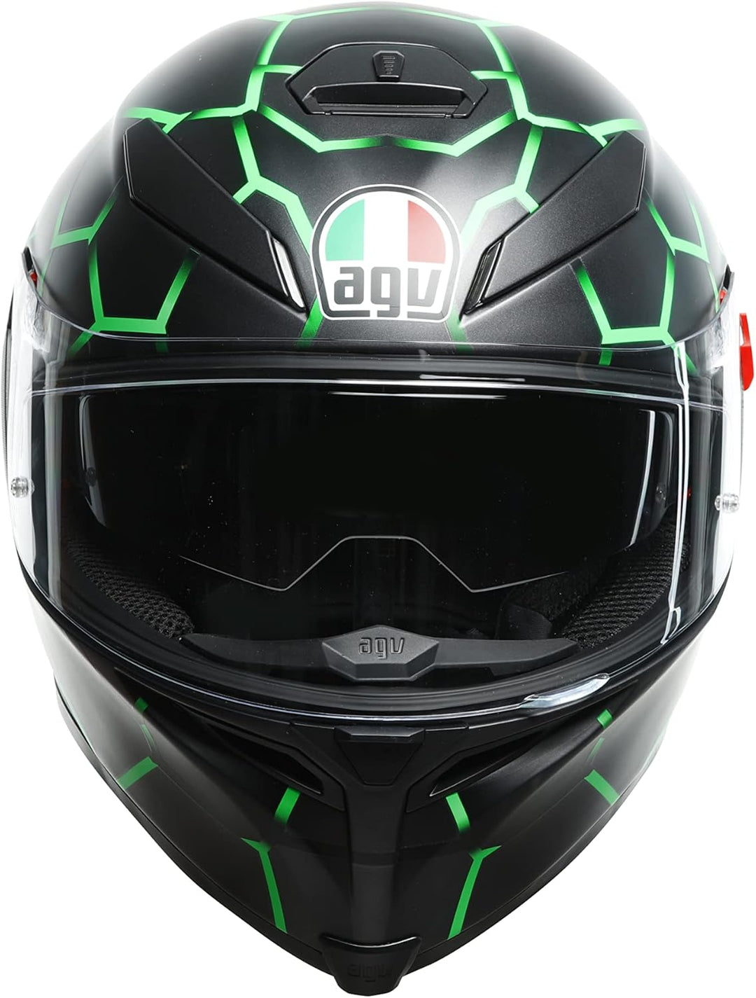 AGV Helm K5 S Vulcanum mit Sonnenblende, GREEN, L L Grün, L Grün