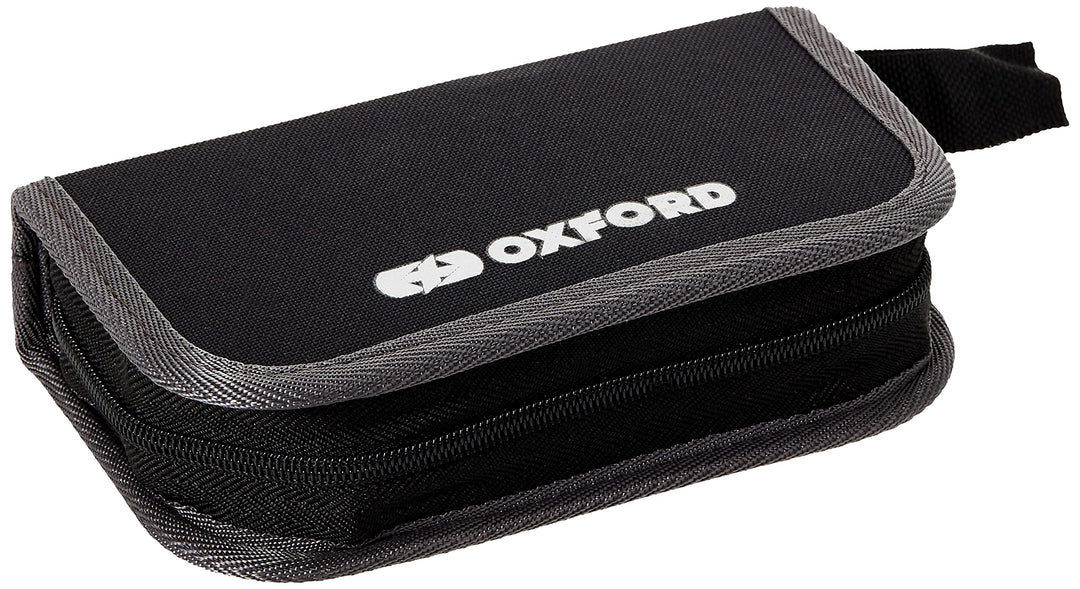 Oxford OX770 Bike Tool Kit Pro - Repair Your Motorbike, Motorcycle or Scooter On The Move, Black Wer