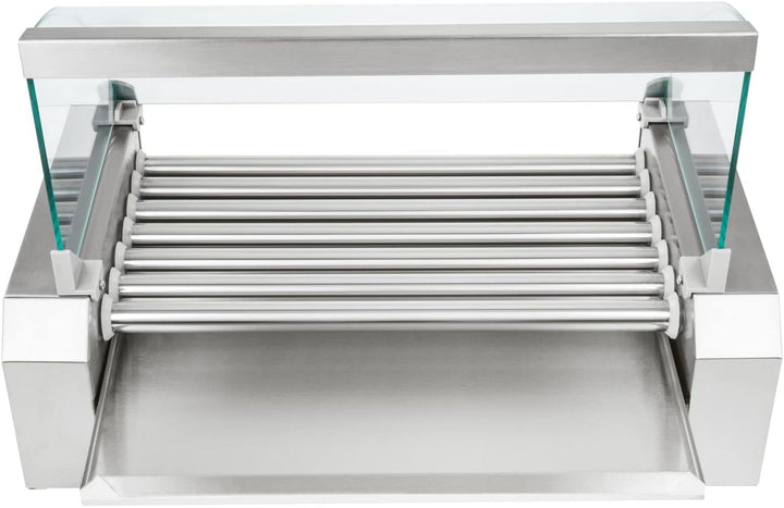 Royal Catering Hot Dog Grill Hot Dog Maschine Hot Dog Maker (7 Rollen, Platz für 12 Würstchen, 1.400