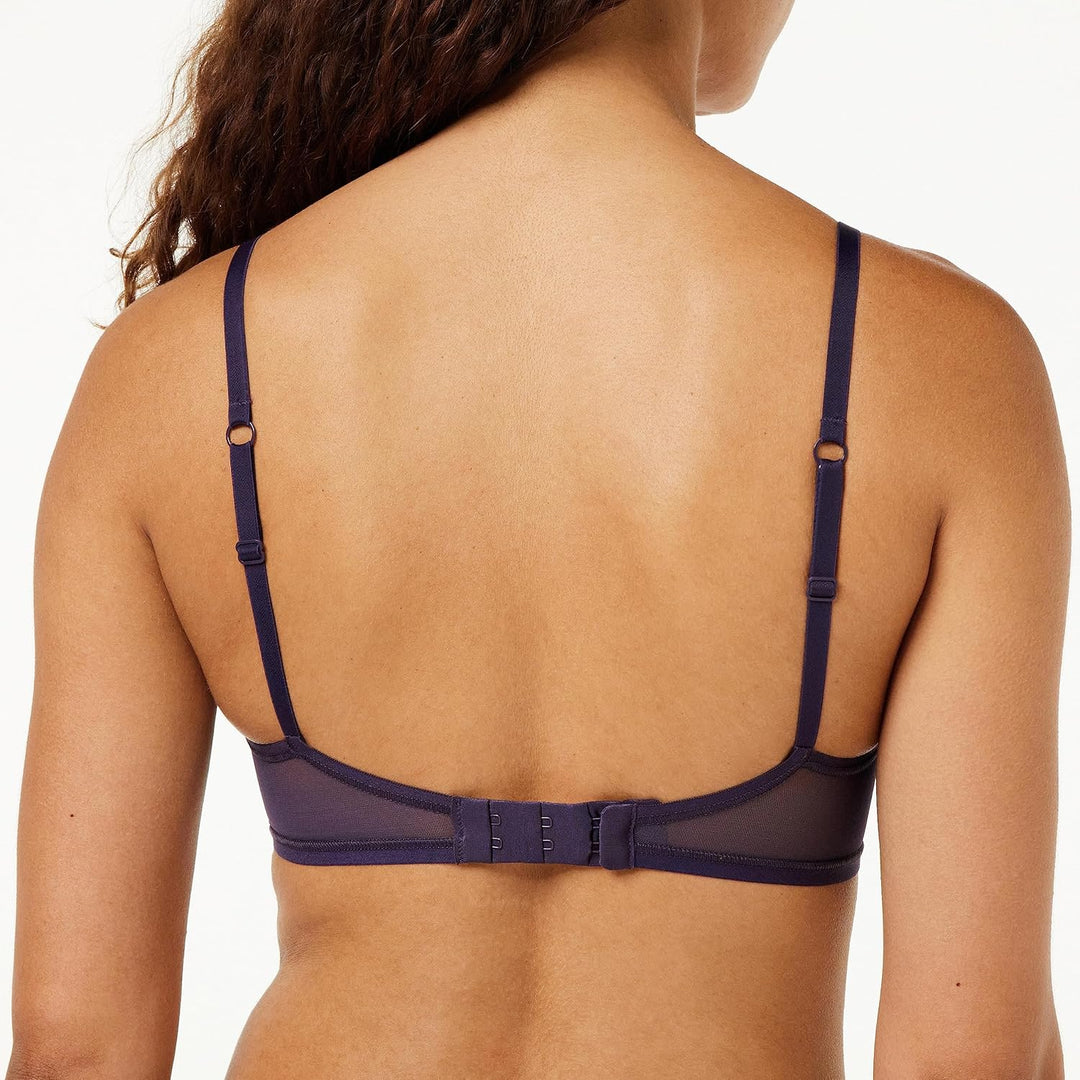 Sloggi Damen Soft Adapt Pu Gepolsterter BH, Undurchsichtige XS Blueberry, XS Blueberry