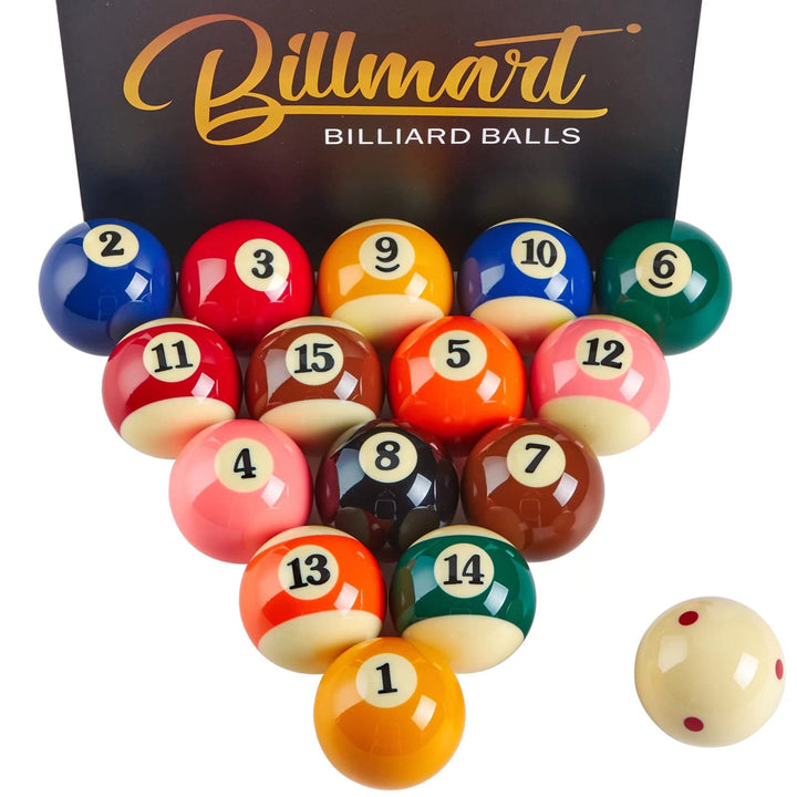 Premium-Billardkugel-Set, Zubehör für den Billardtisch, 16 Kugeln in Standardgrösse (57,2 mm) Turnie