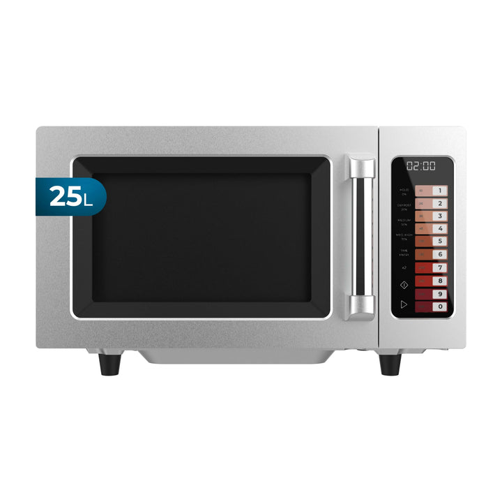 Cecotec Mikrowelle FlatPro 2500 Touch, 25L Volumen, 1000 W | Flacher Innenraum ohne Drehteller, Magn