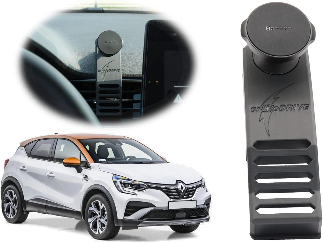 Handyhalterung Auto Magnet I Kompatibel mit Renault Captur 2 Zubehör I 360° Drehbar I Universal Star