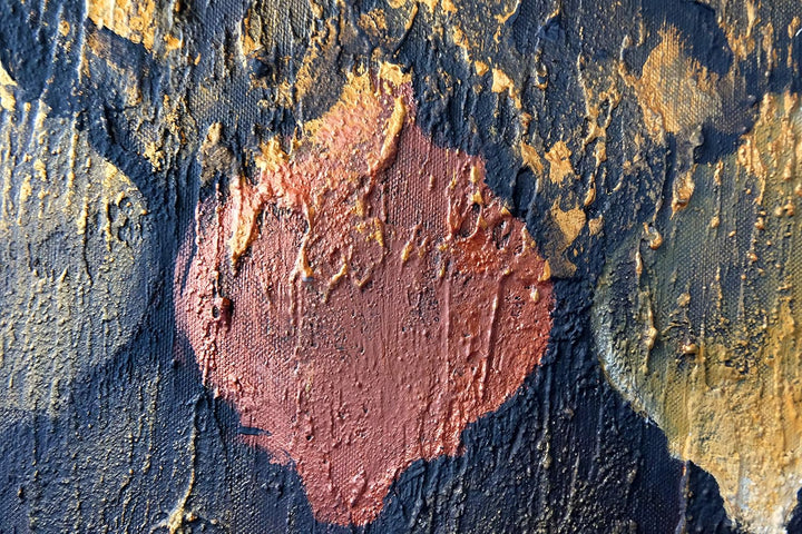 Monica Mirafiori I 100% HANDGEMALT I Gemälde Symbol 100x50cm | Gemälde Handgemalt | Acrylgemälde | S