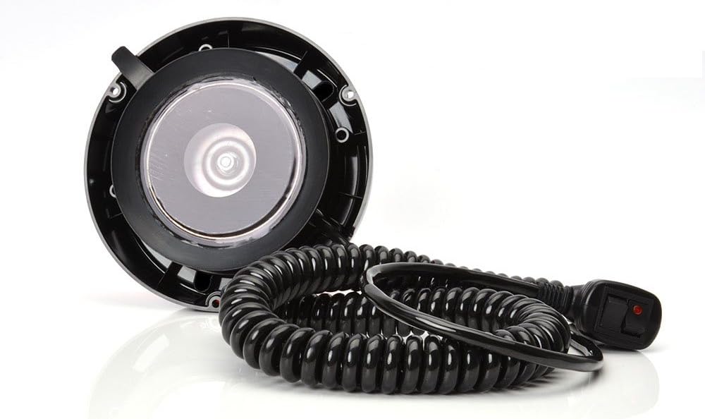 LED-MARTIN R65 BRILAR Design Rundumkennleuchte - klar/gelb - bis 250 km/h