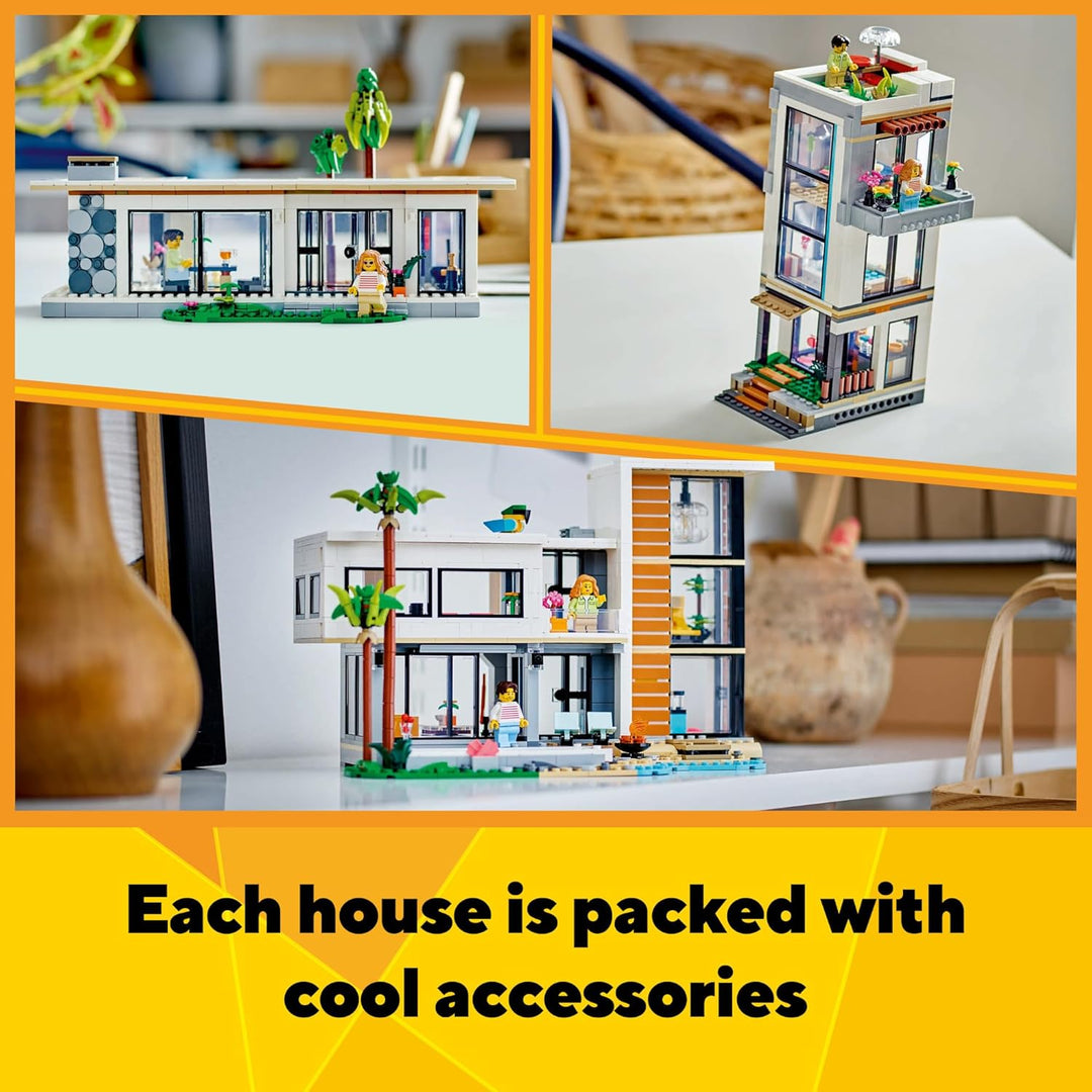 Lego Creator 3 in 1-31153 Modernes Haus (939 Teile)