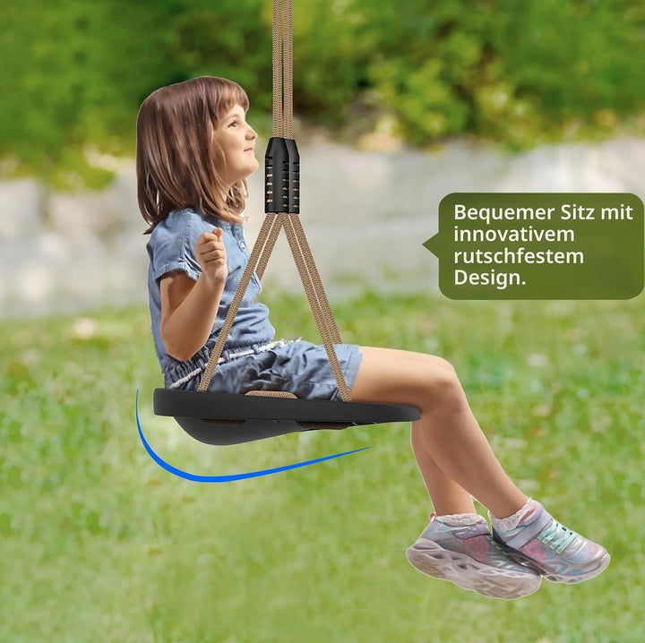 BeneLabel Schaukel Kinder, Indoor Outdoor Babyschaukel Hartgummi Schaukelsitz Spielplatz Gartenschau