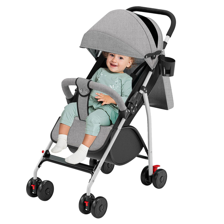 Kinderwagen mit Spazierstange, verlängerte Position, ultraleicht, Moskitonetz, faltbar, wasserdicht,