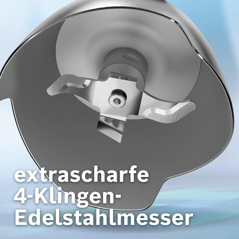 Bosch Stabmixer ErgoMaster Serie 4 MSM4B610, einhändig bedienbar, Edelstahl-Klingen, verschleissfrei