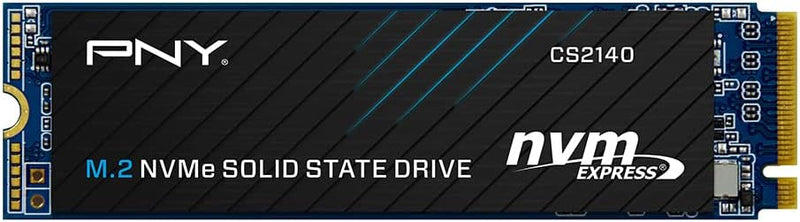 PNY CS2140 500GB M.2 NVMe Gen4 x4 Internal Solid State Drive (SSD), up to 3600MB/s - M280CS2140-500-