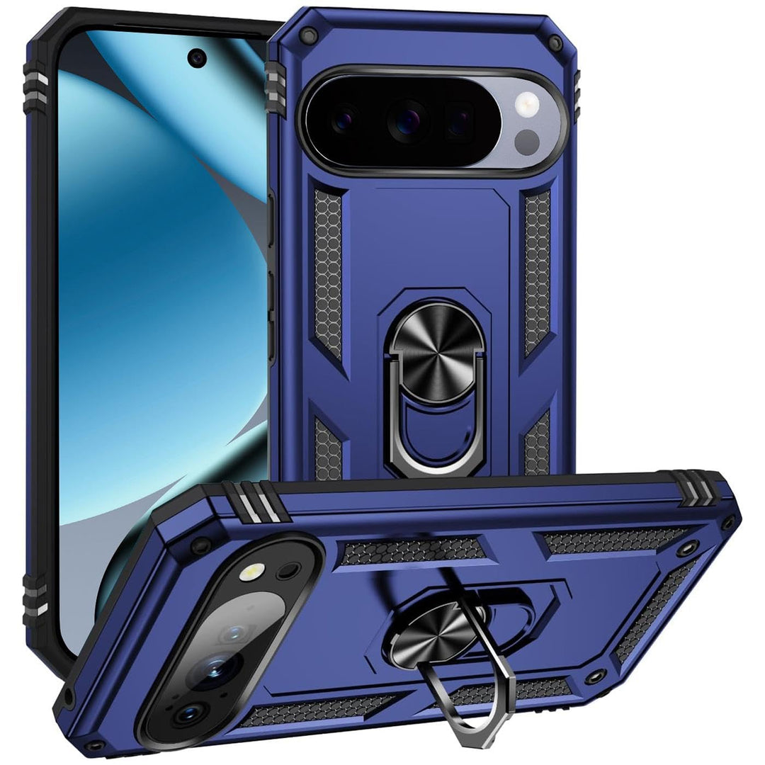 Verco Hybrid Armor Shield Case für Google Pixel 10 Pro Hülle, extrem robust mit Magnet Fingerring Ha