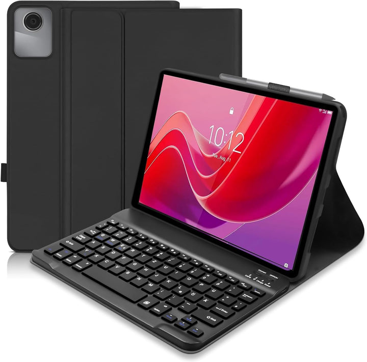 Tastatur Hülle für Lenovo Tab M11 11 Zoll 2024 (TB330FU/TB330XU), Schutzhülle mit Magnetisch Abnehmb