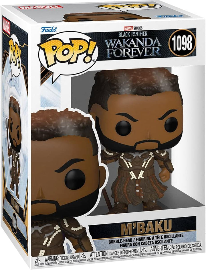 POP Marvel: Black Panther: Wakanda Forever - M'Baku Funko Pop! Vinyl-Figur (gebündelt mit kompatible
