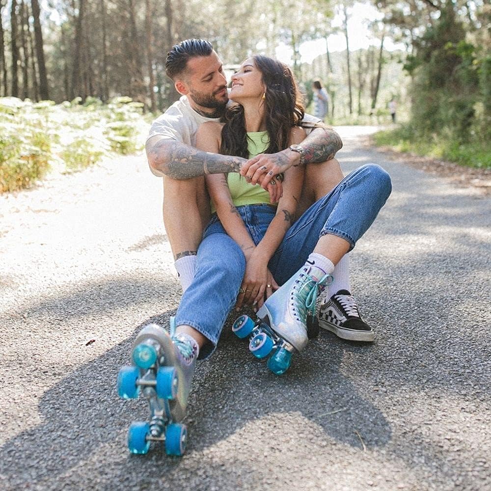 Flamingueo Rollschuhe - Rollerskates, Rollschuhe Mädchen, Schlittschuhe, Discoroller, Roller Blades