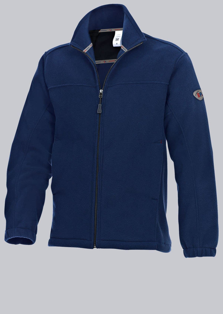 BP 1872-646-110-XS Fleece-Jacke, Stehkragen- und Arm-Hebesystem, 270,00 g/m² 100% Polyester, Nachtbl