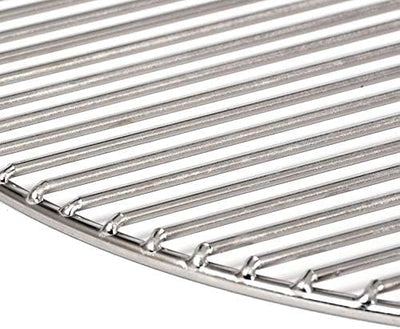 Grillrost Ø 67 cm aus Edelstahl rostfrei und elektropoliert 4mm für Grill rund, Kugelgrill, Feuersch