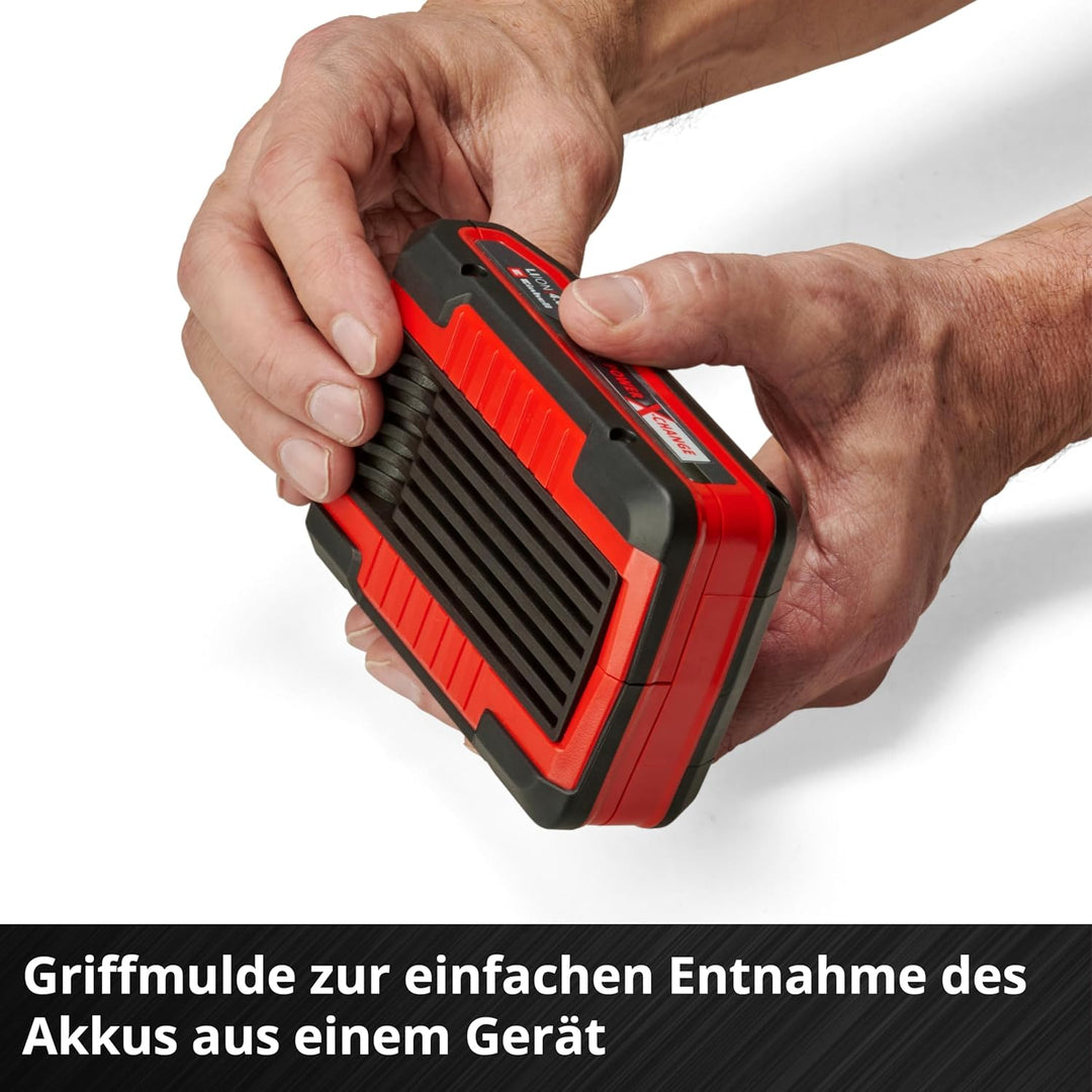 Original Einhell 4 Ah Plus Power X-Change Starter Kit (1x 18 V 4 Ah Plus Akku, 1x 3 A Ladegerät, 75