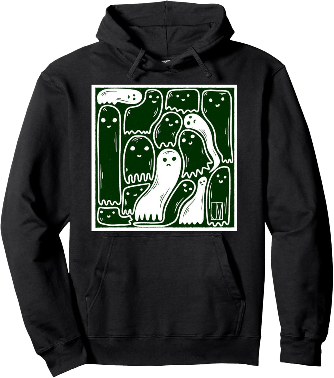 Ghost Ghost Halloween-Monster Pullover Hoodie