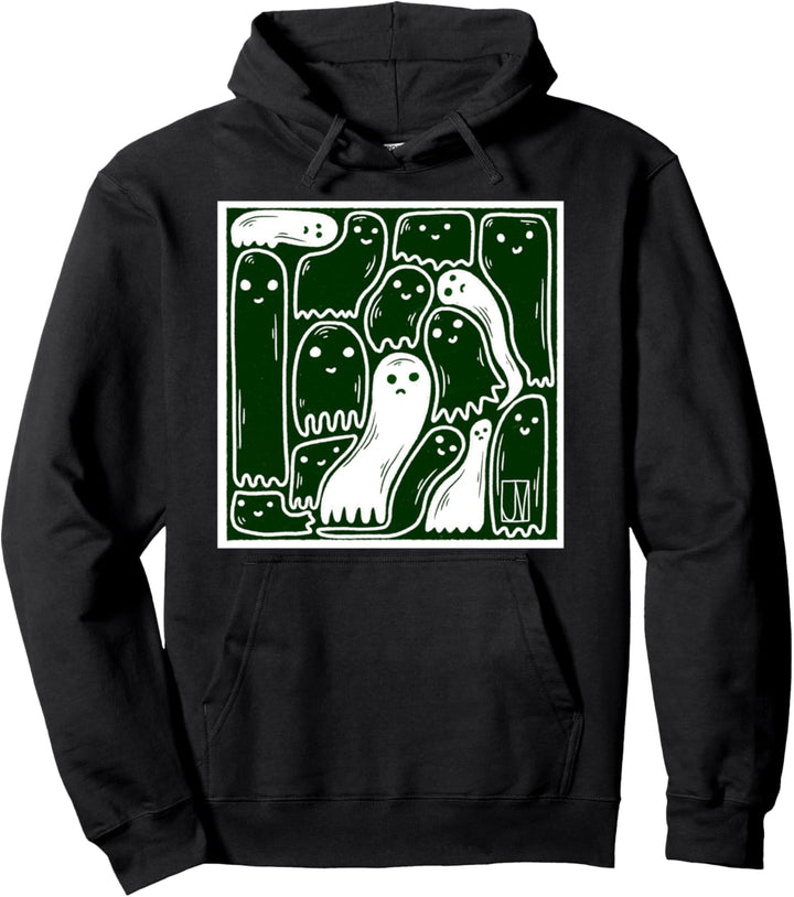 Ghost Ghost Halloween-Monster Pullover Hoodie