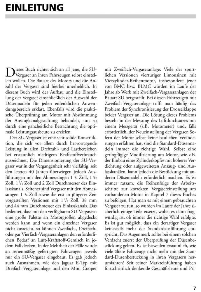Praxishandbuch SU-Vergaser: Baureihen H, HD, HS, HIF, Gebundenes Buch
