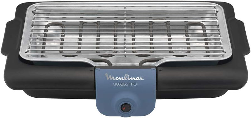 Moulinex Accessimo Elektrischer Tischgrill, abnehmbarer Grill, Leistung 2100 W, hergestellt in Frank