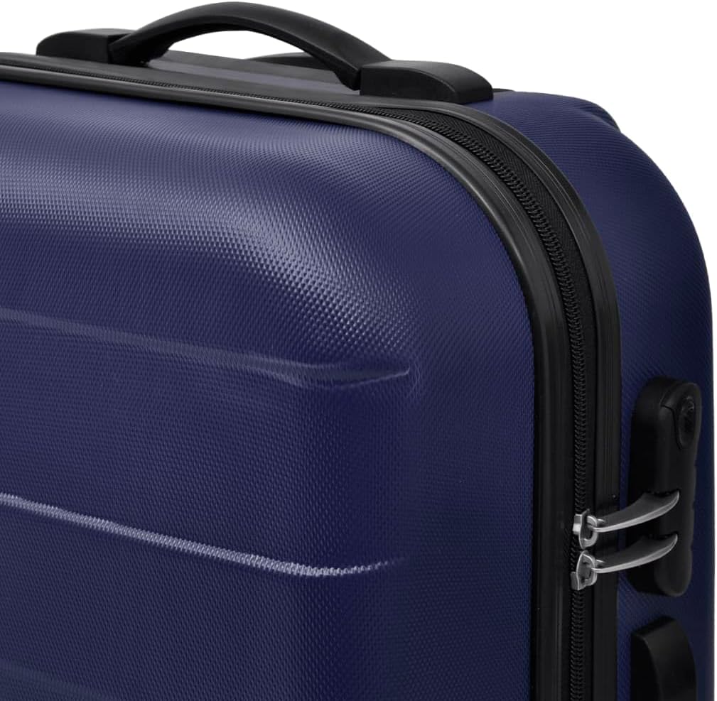 vidaXL Reisekoffer 3-TLG. Trolley Kofferset Hartschalenkoffer mehrere Auswahl Blau, Blau