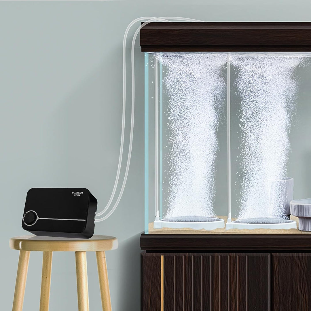 boxtech Ultra-Leise Luftpumpe für Aquarium, Die Luftpumpe kann die DREI Anforderungen erfüllen, leis