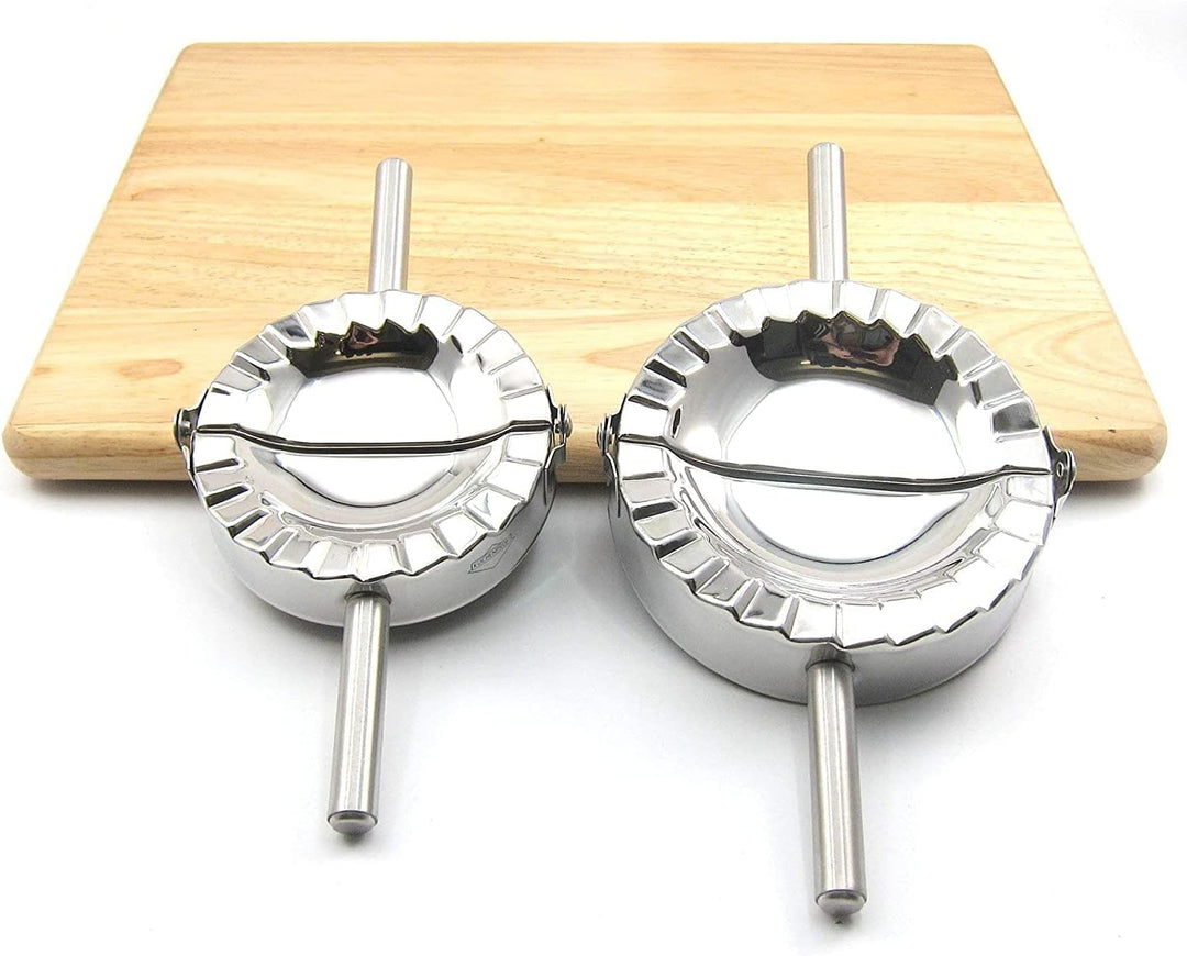 Best Utensils Stampo per ravioli/pierogi e tagliapasta in acciaio inox, Acciaio inossidabile, silver