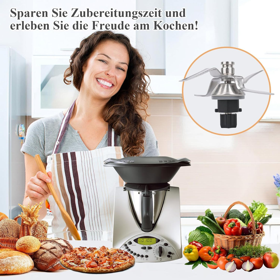 Messer für Vоrwerk Thermоmix TM31 - Edelstahlmesser für Thermоmix TM31 - Thermоmix TM31 Ersatzmesser