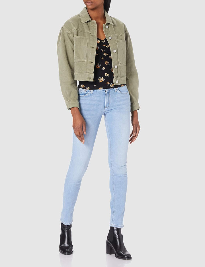 ONLY Women's T-Shirt L Black/Aop:flower, L Black/Aop:flower