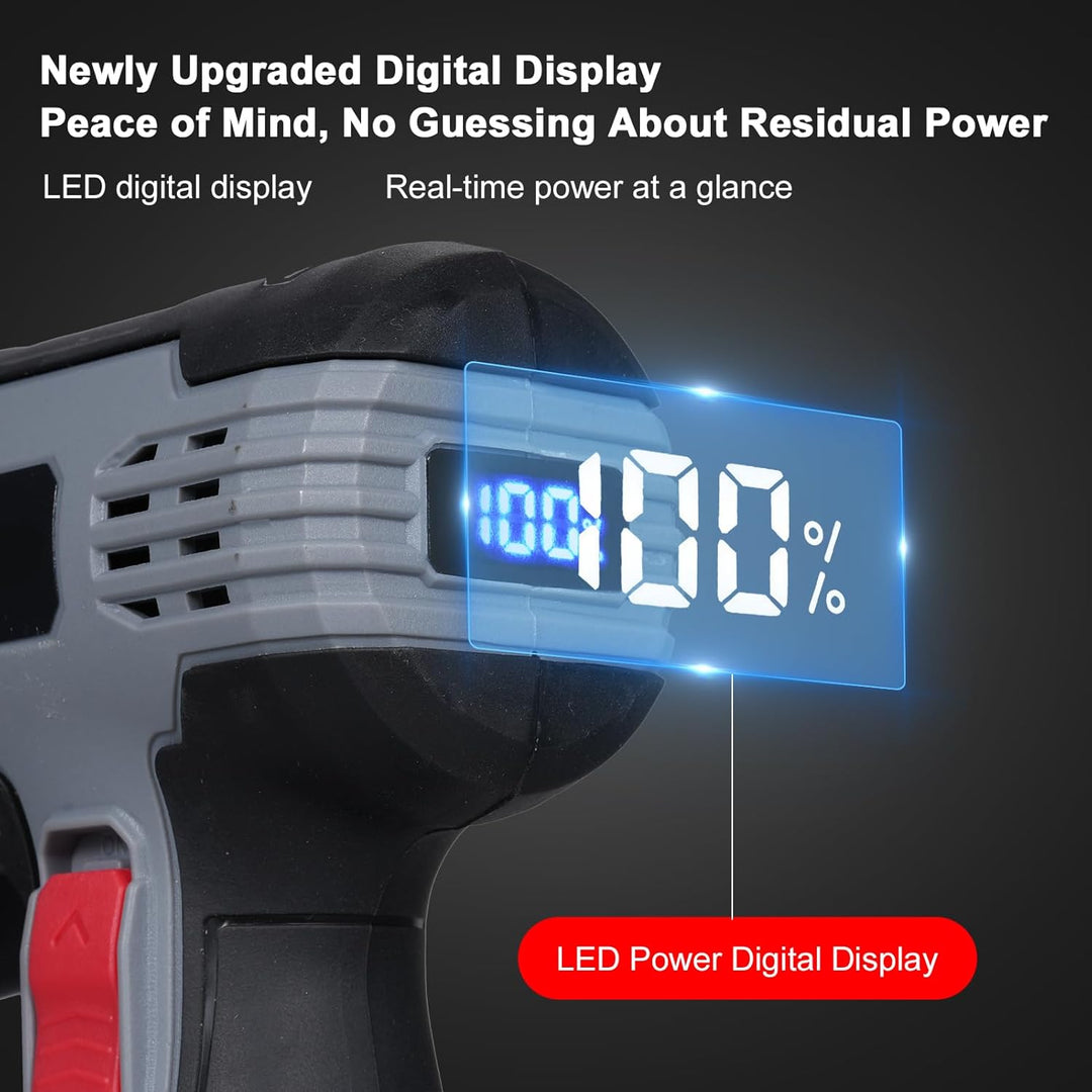Weytoll Mini Winkelschleifer Akku mit 2 Batterien, 16,8V 1500mAh, 17000RPM mit 10 76-mm-Schneidkling