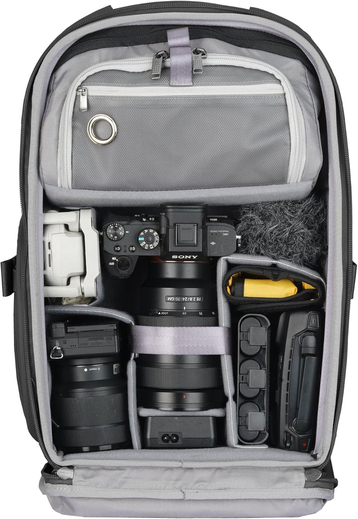 Vanguard Veo Metro B20L BK Fotorucksack für Kamera Objektive und Laptop 35,6 cm (14 Zoll), Schwarz